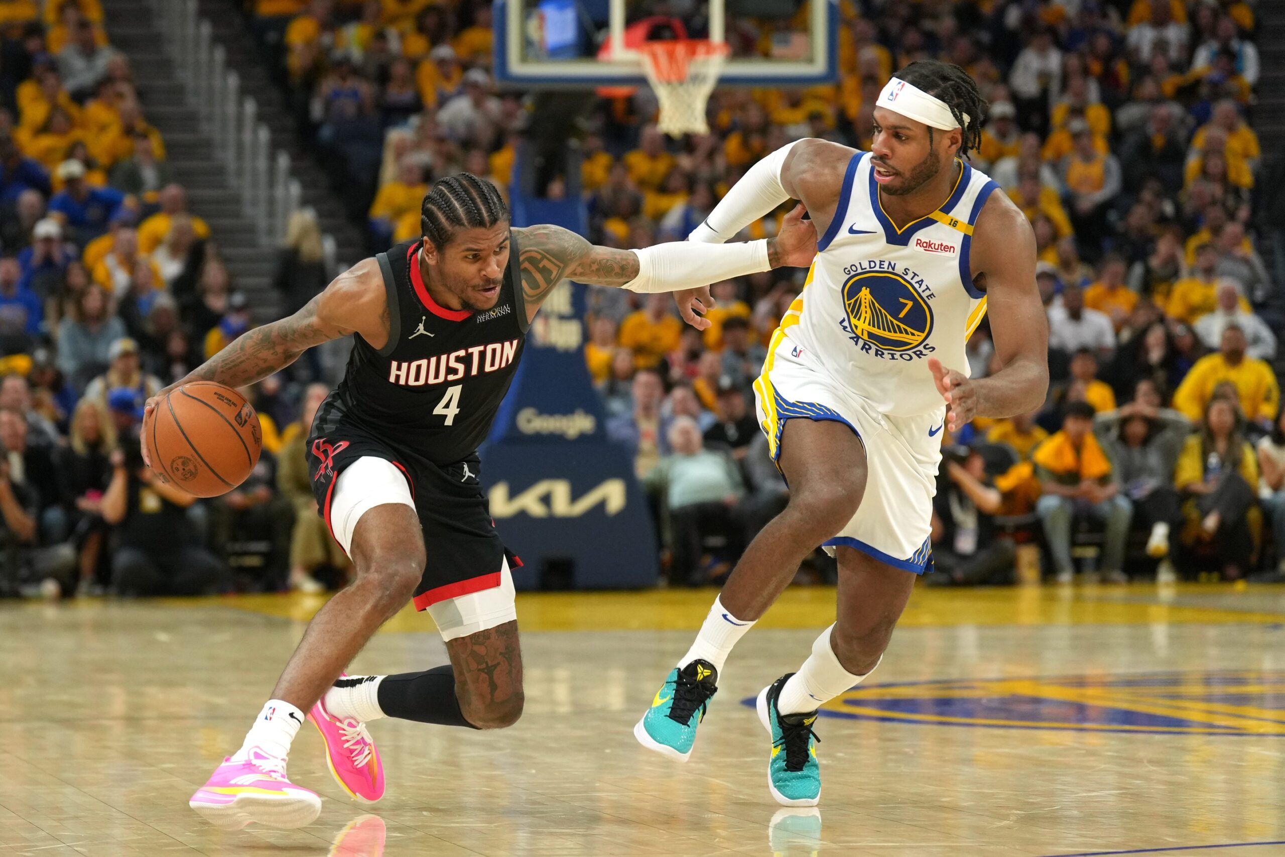 NBA: Playoffs-Houston Rockets at Golden State Warriors