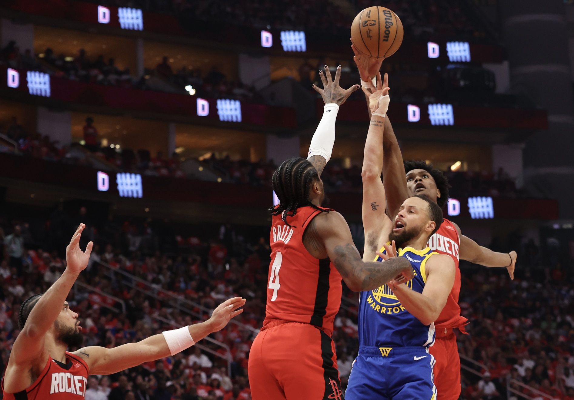 NBA: Playoffs-Golden State Warriors at Houston Rockets