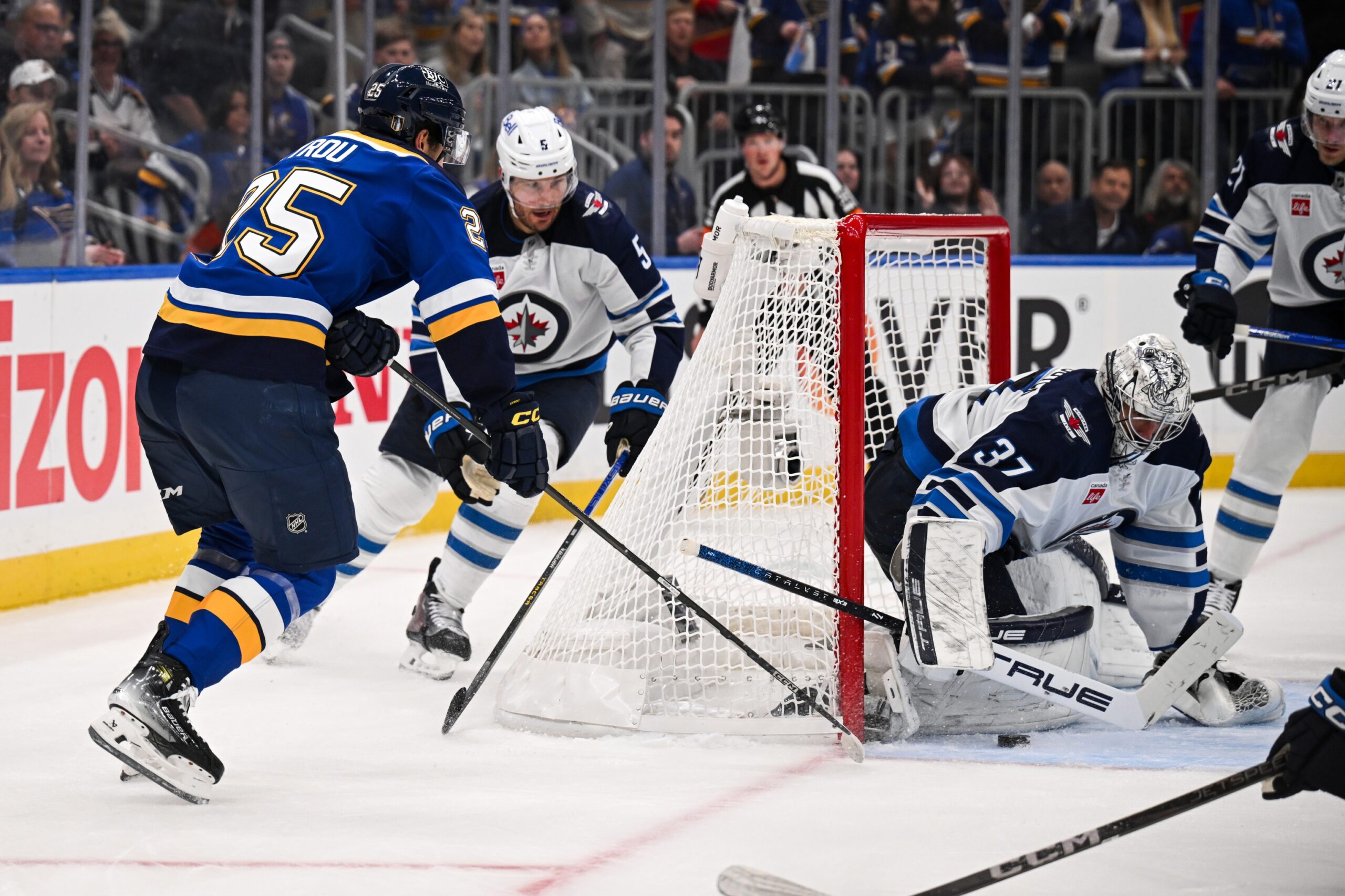 NHL: Stanley Cup Playoffs-Winnipeg Jets at St. Louis Blues