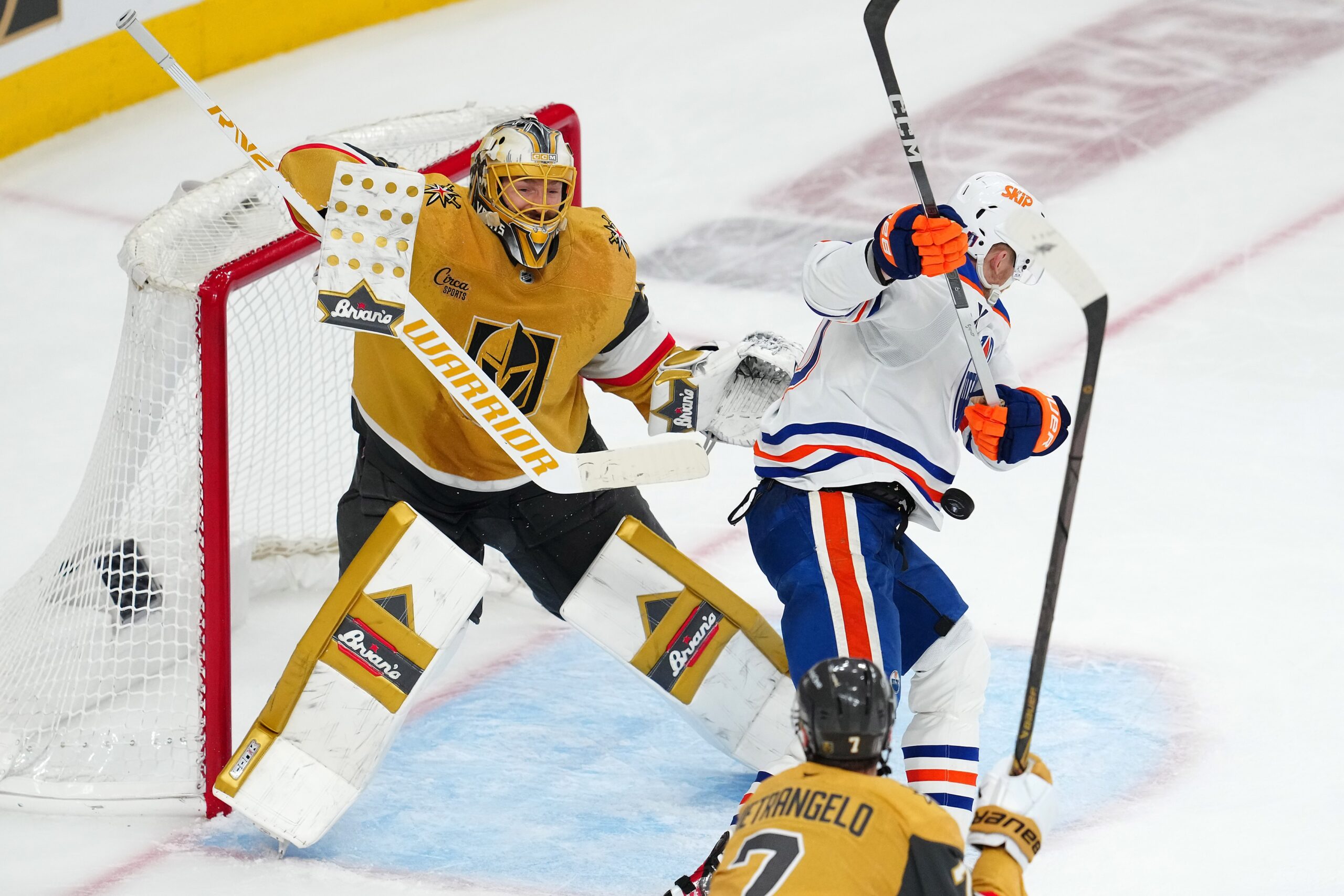 NHL: Stanley Cup Playoffs-Edmonton Oilers at Vegas Golden Knights