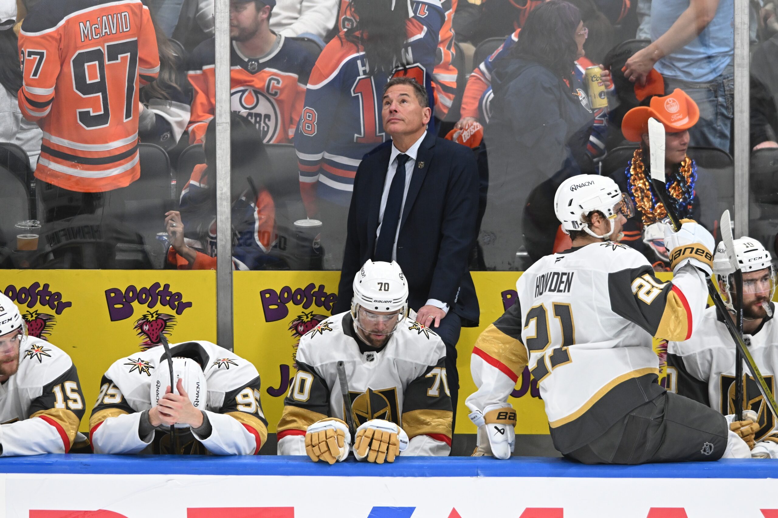 NHL: Stanley Cup Playoffs-Vegas Golden Knights at Edmonton Oilers
