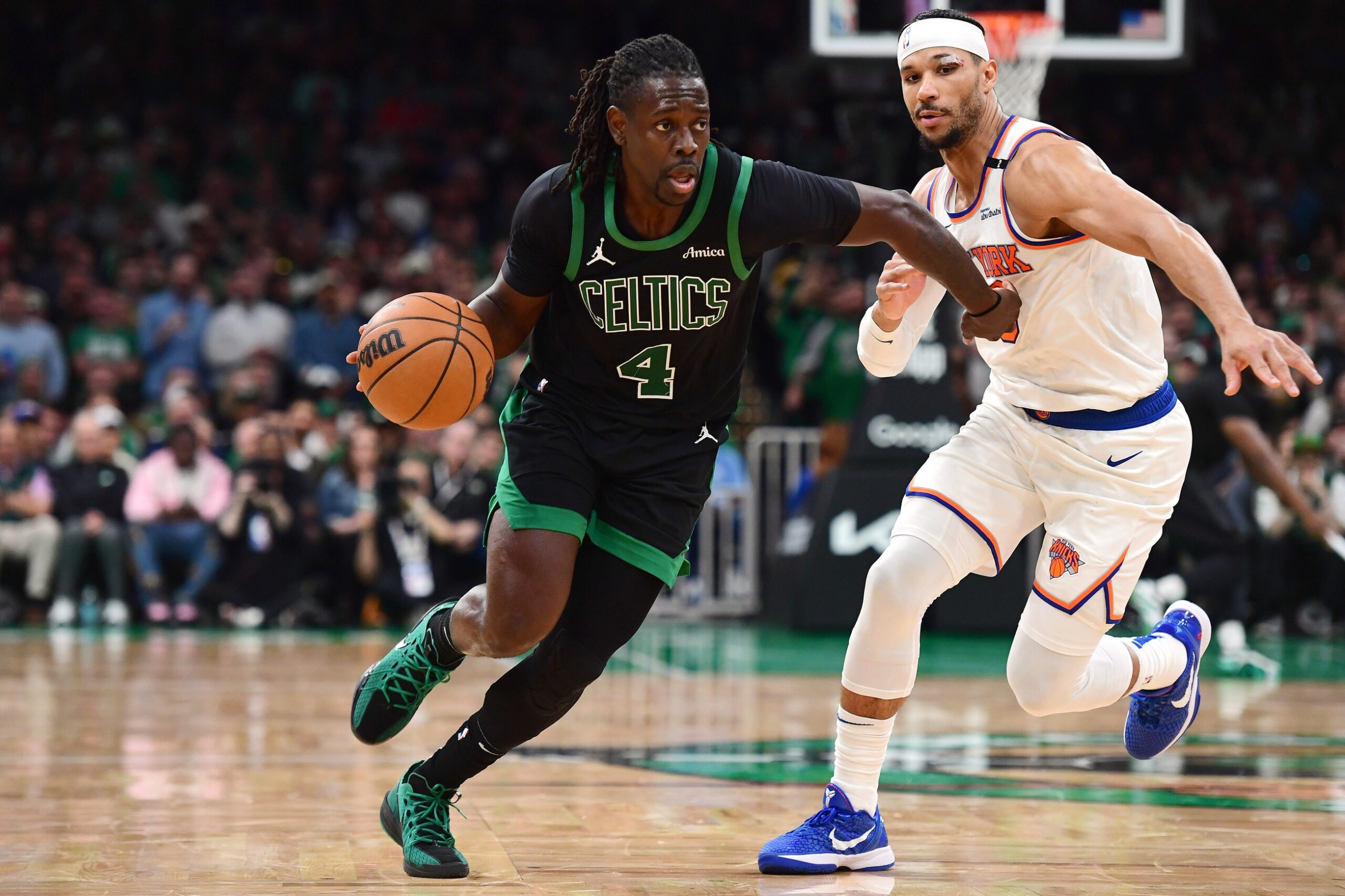 NBA: Playoffs-New York Knicks at Boston Celtics