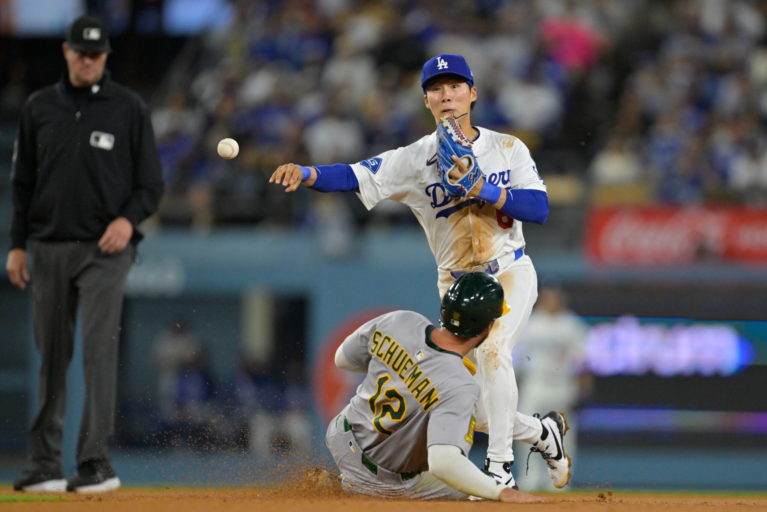 MLB: Athletics at Los Angeles Dodgers