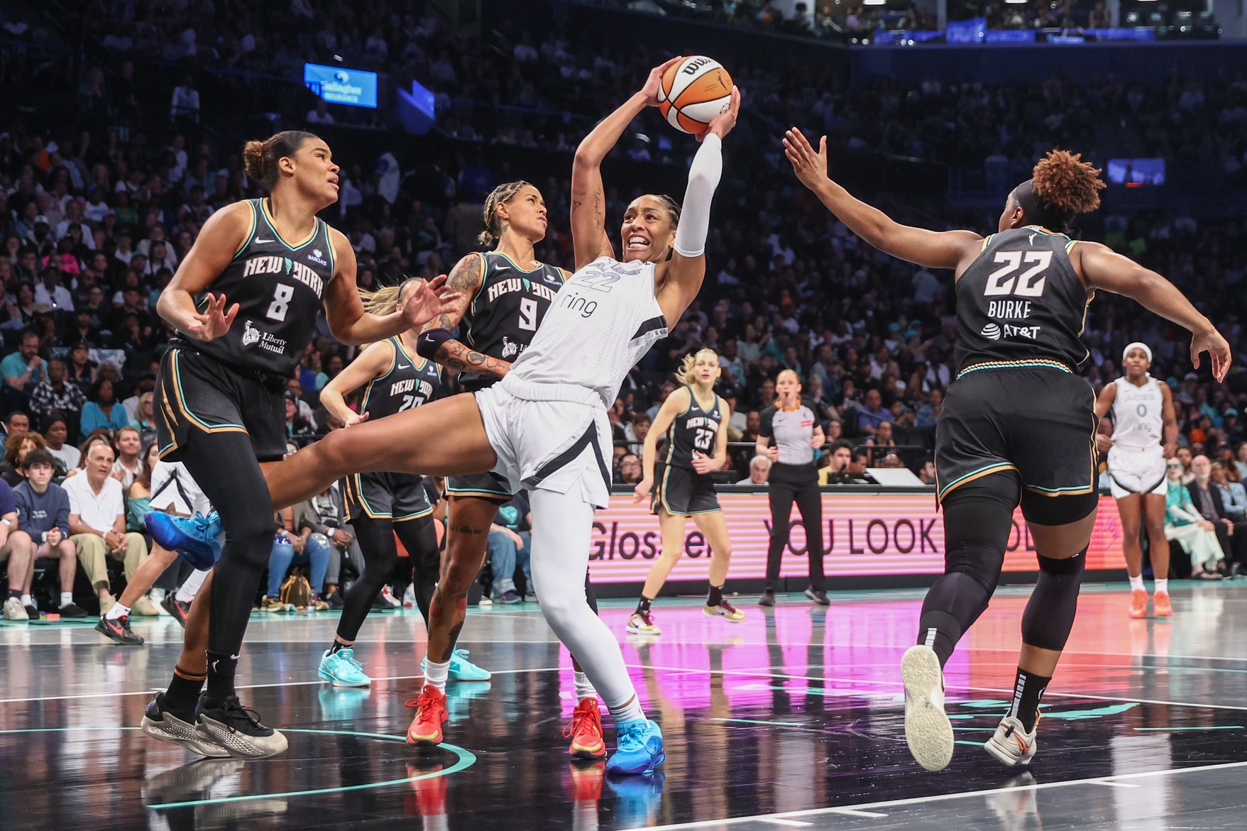 WNBA: Las Vegas Aces at New York Liberty
