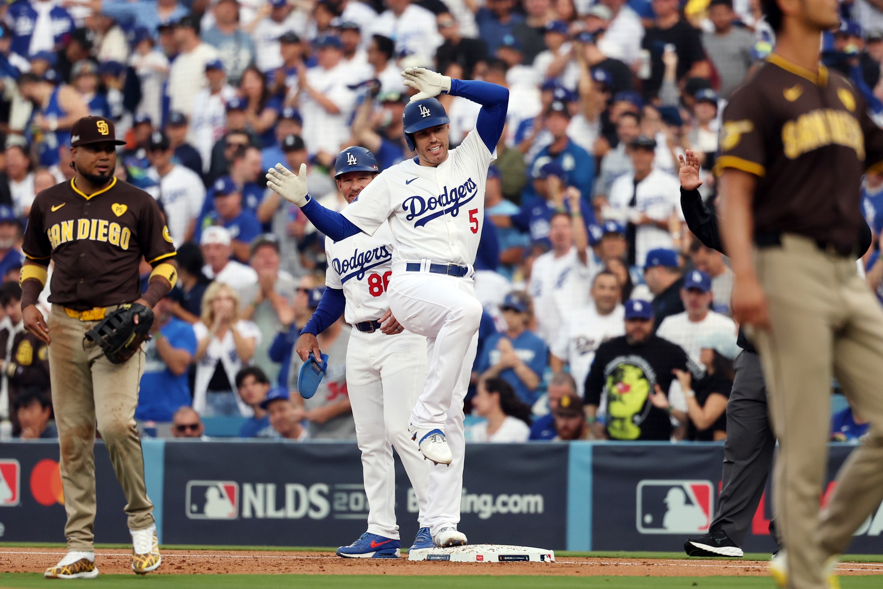 MLB: NLDS-San Diego Padres at Los Angeles Dodgers