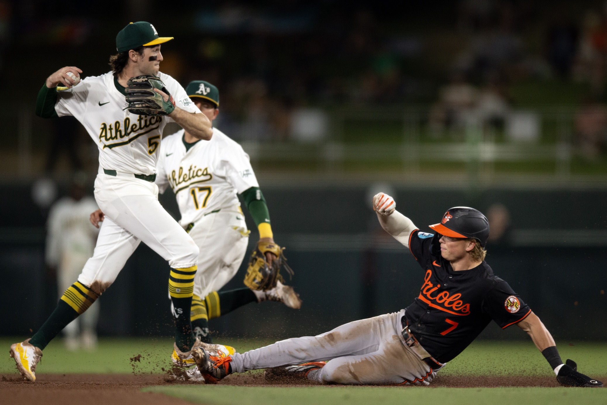 MLB: Baltimore Orioles at Athletics