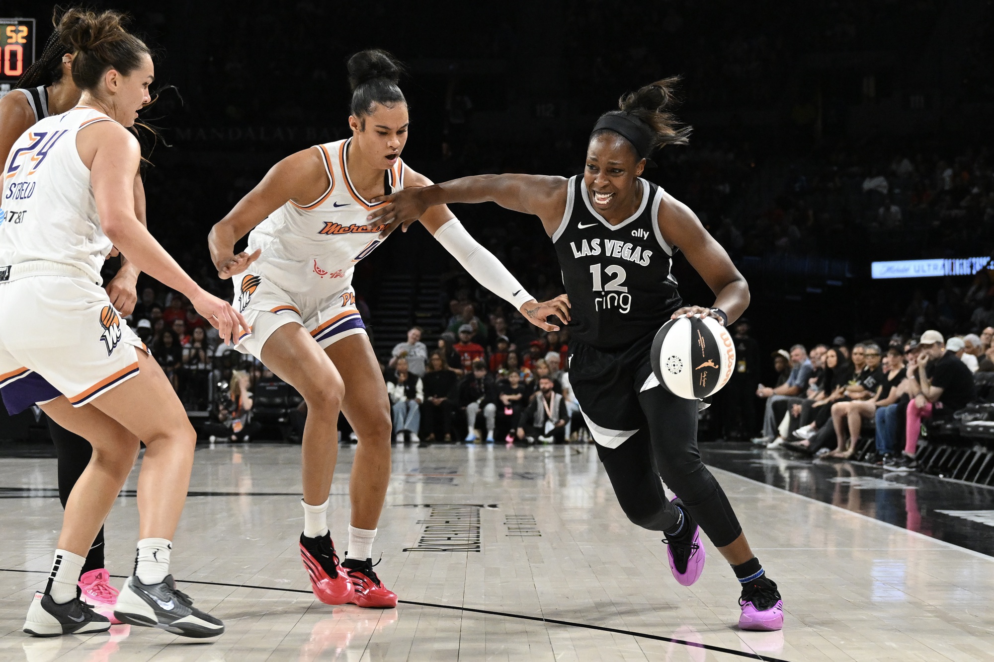 WNBA: Phoenix Mercury at Las Vegas Aces