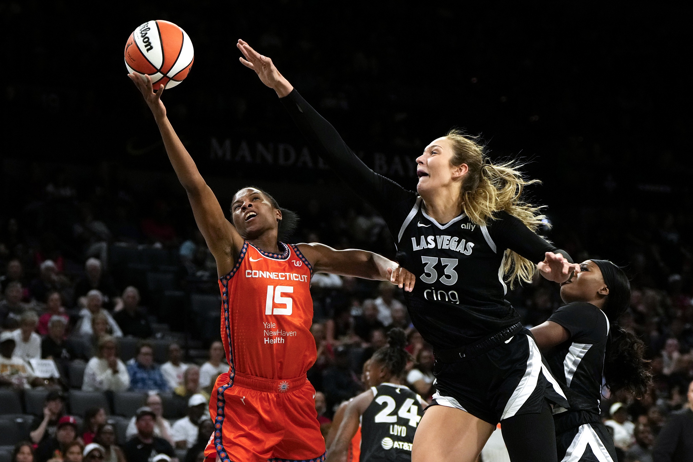 WNBA: Connecticut Sun at Las Vegas Aces
