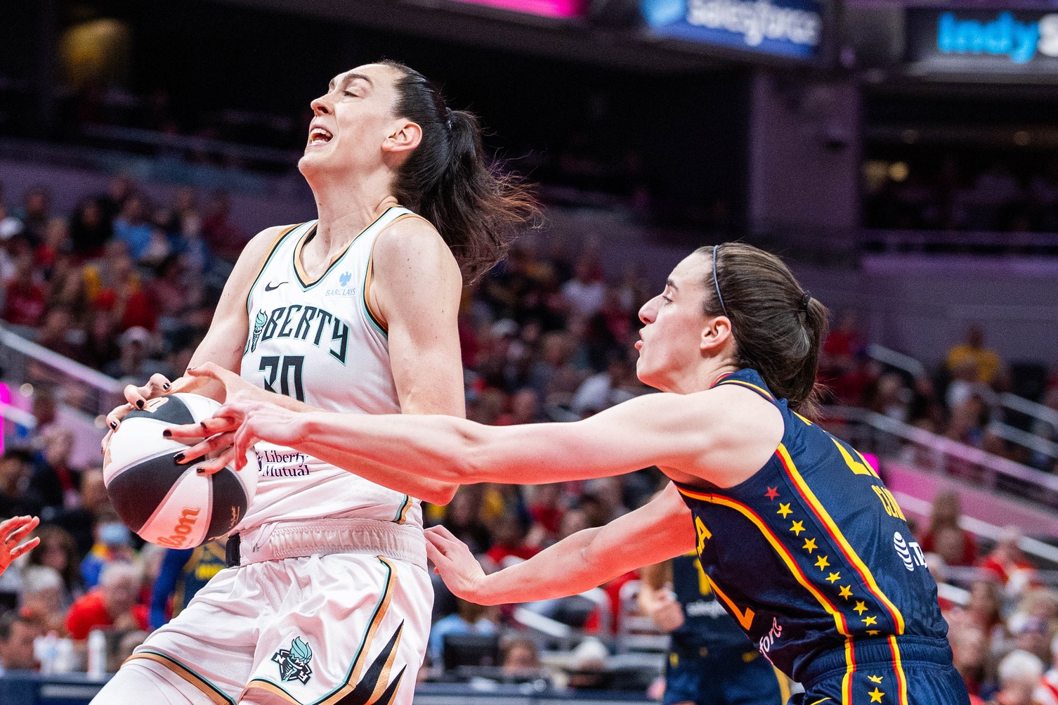 WNBA: New York Liberty at Indiana Fever
