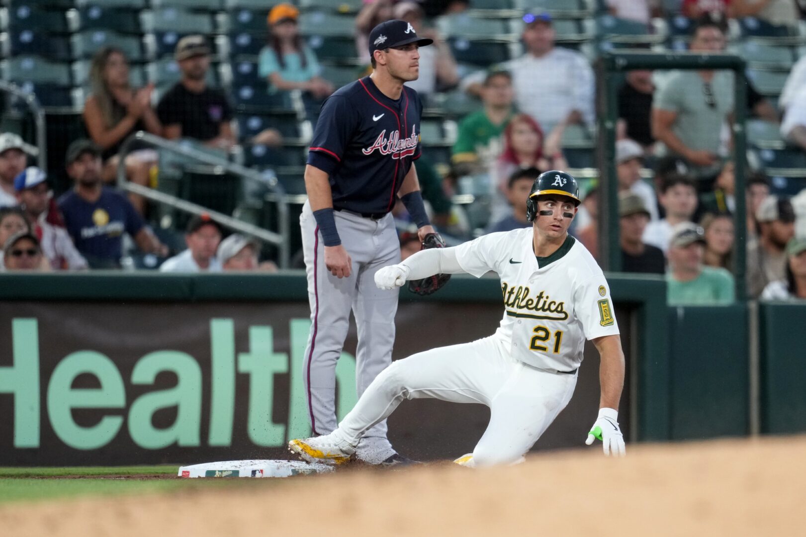 MLB: Atlanta Braves at Athletics