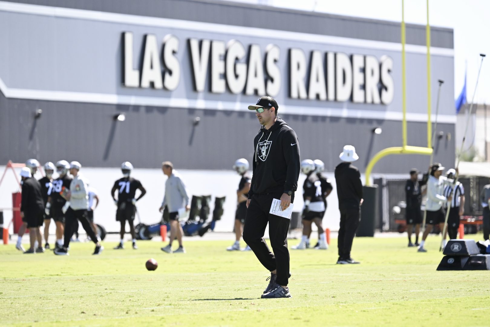 Las Vegas Raiders head coach Klint Kubiak