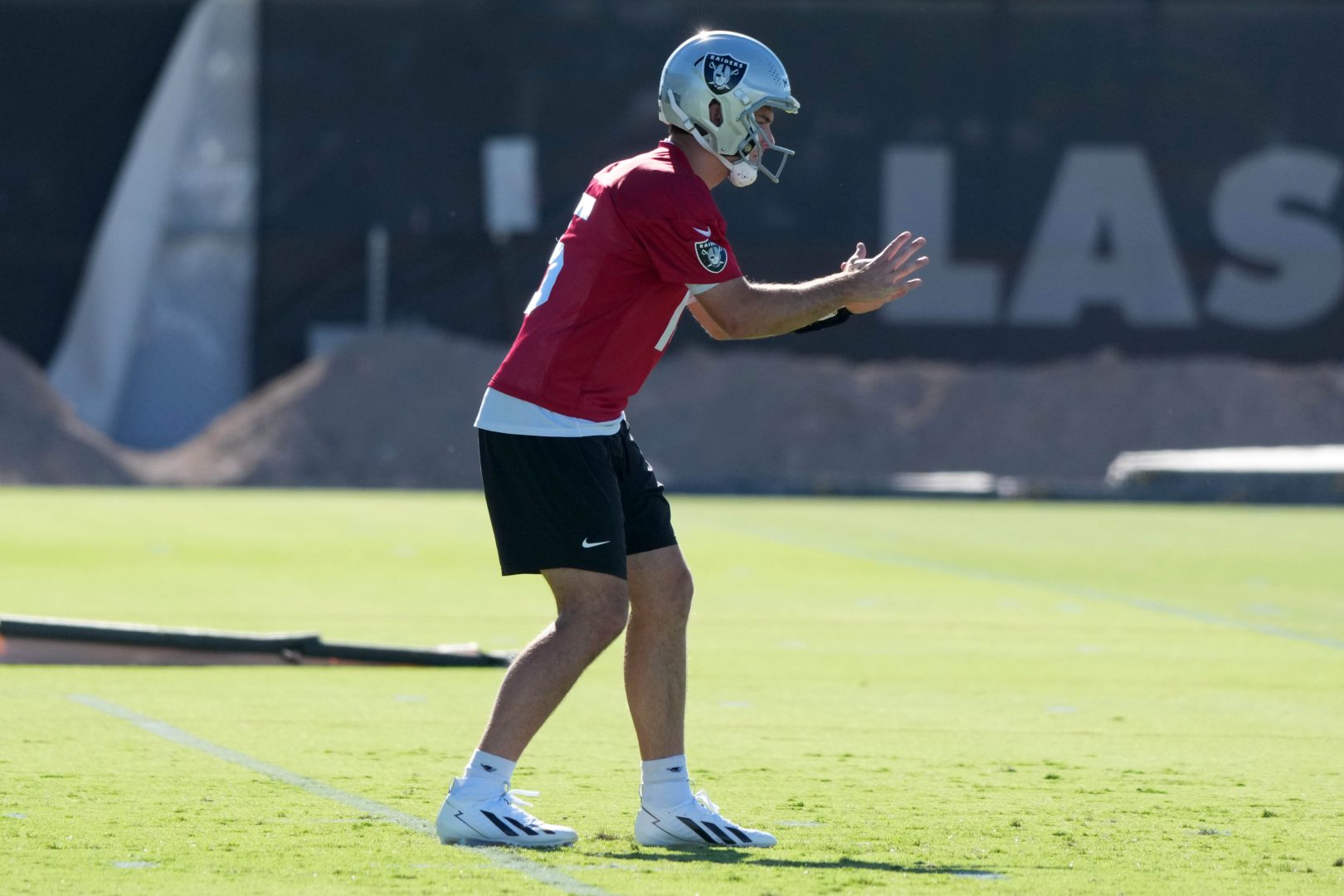 as Vegas Raiders quarterback Fernando Mendoza