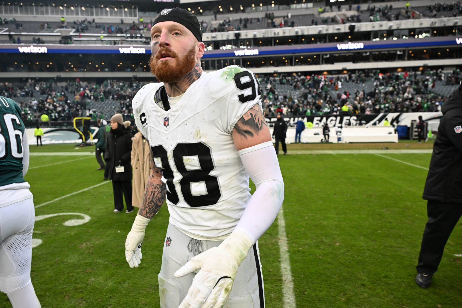 Las Vegas Raiders defensive end Maxx Crosby