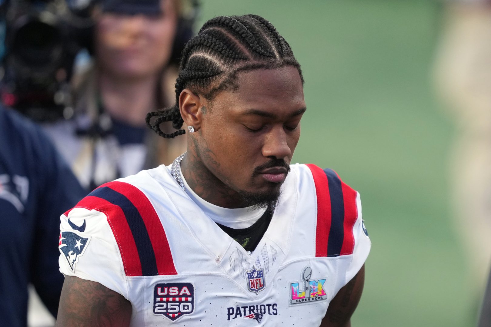 New England Patriots wide receiver Stefon Diggs