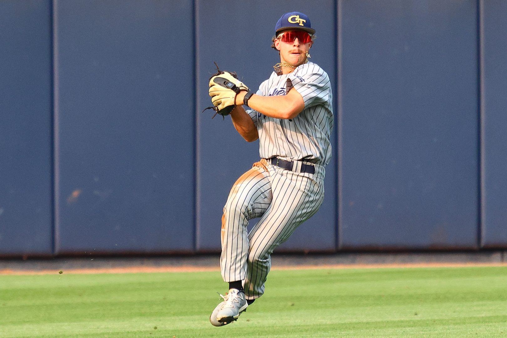 Georgia Tech Yellowjackets outfielder Drew Burress