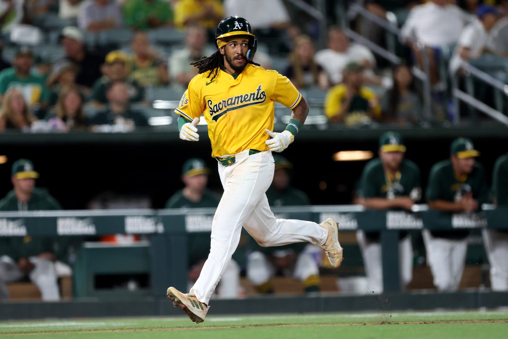 Athletics third baseman Joshua Kuroda-Grauer