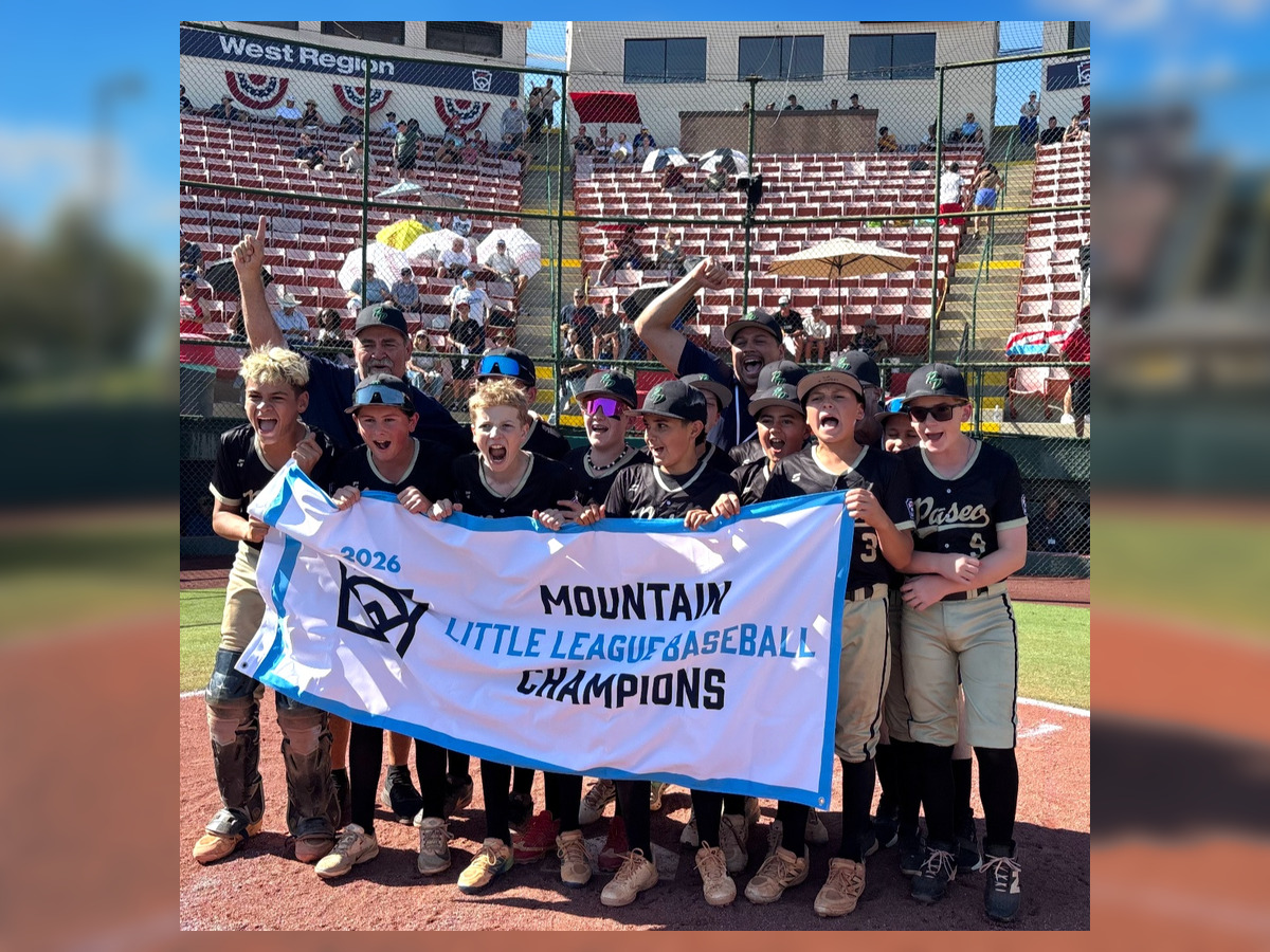 Paseo Verde Little League celebrates the 2026 Mountain Region championship